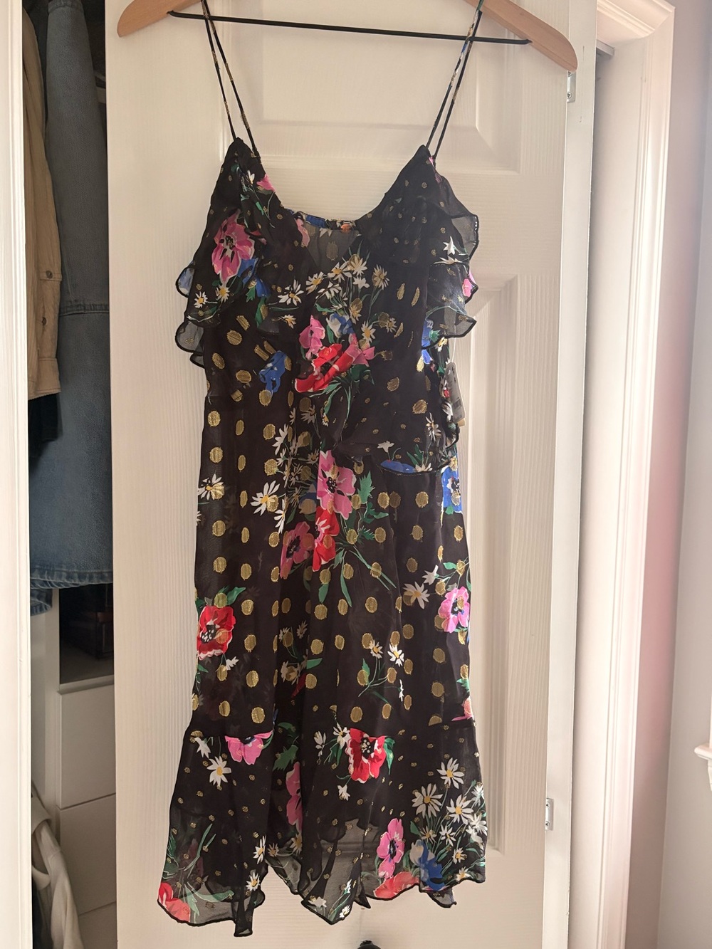 FP Intimately Black Mini Slip Dress